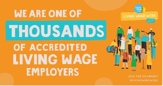 Living Wage employer graphic
