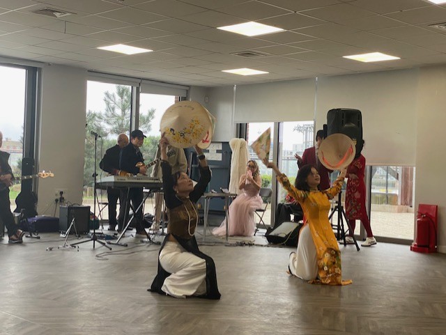 Dancers at a Lunar New Year celebration in 2026.