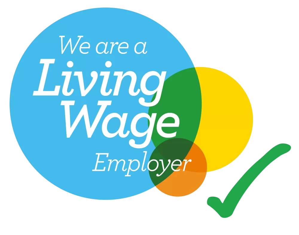 Living Wage employer logo.